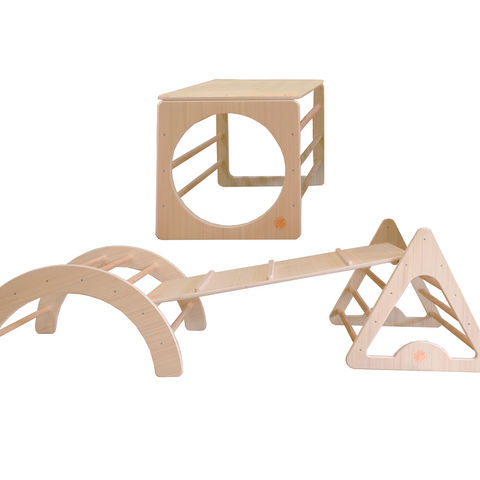 SÚPER PACK cubo + arco + pirámide + rampa